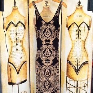 Torn by Ronnie Kobo Stretch Maxi Dress